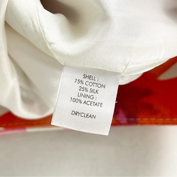 ANN TAYLOR LOFT Women’s Floral Pencil Silk Blend Skirt - Size 0 - Picture 5 of 8